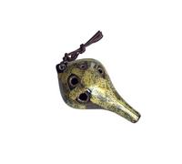 4 Colori Ocarina 6 Fori Forno Cambiamento Piccolo Ocarina Alto C Tono Principiante Ocarina Insegnamento Ciondolo In Ceramica (Color : Yellow)
