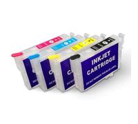 4 colori T1331 T1332 T1333 T1334 cartuccia d'inchiostro ricaricabile vuota 4x compatibile con forniture per stampante stilo T12 T22 TX120 TX129 TX235 TX420 TX320F TX420W TX430W