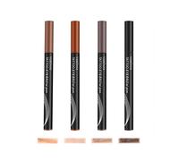 (4 Colors)Microblading Eyebrow Pencil, Eyebrow Pen 4 Tips Liquid Waterproof Eyebrow Pencil with 4 Points for Lasting Natural 3D Eyebrow Makeup