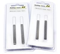 4 coltelli da pialla in metallo duro HM per pialla elettrico Bosch GHO 12V-20/56 mm