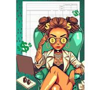 4 Column Ledger Book for Women: A Practical Simple Tracking Income and Expenses Accounting Record Book for Personal and Small Business Use