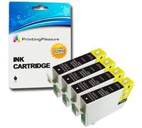 4 Compatibili T1816 (18XL) Cartucce d'inchiostro per Epson XP-102 XP-202 XP-205 XP-212 XP-215 XP-225 XP-302 XP-305 XP-312 XP-315 XP-322 XP-325 XP-405 XP-412 XP-415 XP-422 XP-425 - Nero, Alta Capacità