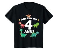 4 Compleanno Bambini & Dinosauro - Regalo Di 4 Anni Maglietta