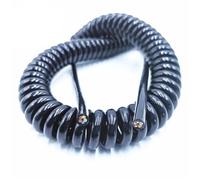 4 conduttori nero prolunga spirale(Line length 7.5 meter)