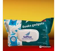 4 Conf (288 Salviettine Imbevute) Soffice Salviette per l'igiene dei Bimbi Talco