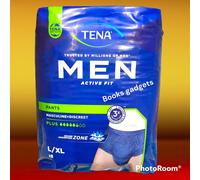 Tena Men Pants Active Fit 8 mutande da uomo colore Blu Navy taglia L