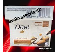 4 Conf. (8 Saponette) Dove Shea Butter Karitè e Vaniglia Pietra Sapone 100gr