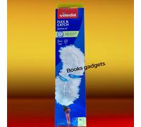 4 Conf. Vileda Flex & Catch KIT Piumino Catturapolvere (Manico 93cm + 1 Refill)