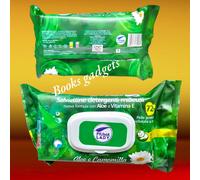 4 Confez. (Tot. 288 Salviettine) Piuma Lady Salviette Detergenti Aloe Camomilla