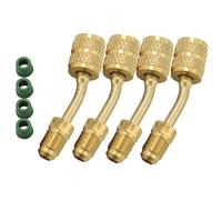 4 Confezione Adattatore Carica Vuoto Porta Ottone Convertitore Con Ditale