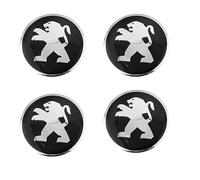 4 Confezione da Adesivi per Copricerchi per Peugeot 2008 206 207,adesivi per Ruote, Coprimozzo Ruota, Adesivo Copricerchione,accessori Adesivi Badge