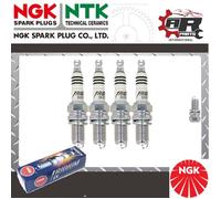 4 Confezione Nuovo Originale NGK Iridium Ix Candele DCR7EIX Serie N° 3605 Trade