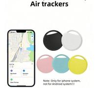4 Confezioni & 1 Confezione Apple AirTag Smart Tags, Tracciatore GPS Globale Preciso, Funziona con l'App Trova (Non Compatibile con Android!), Dispositivo Anti-Smarrimento, Batteria Sostituibile, Adat