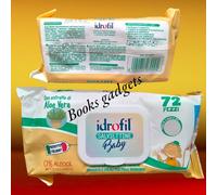 4 Confezioni (288 Salviette) Idrofil Salviettine Baby Detergenti con Aloe Vera