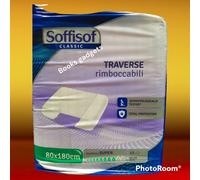 4 Confezioni (60 Traverse) Soffisof Classic Super Traversa Assorbente 80x180 cm