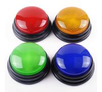 4 Confezioni di Buzzers per Giochi - Buzzers per Family Feud con Luci e Suoni, Buzzers di Risposta per Aula, Quiz festa, Buzzers per Show Televisivi per Adulti e Forniture per Insegnanti 1 pz,4 pezziP