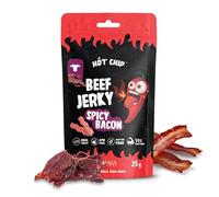 4 Confezioni di Coppiette Hot Chip "Beef Jerky" Spicy Bacon 100 grammi