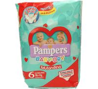 4 CONFEZIONI di pampers baby-dry mutandino extralarge taglia 6 per 15+ kg - 14 p