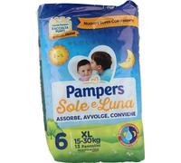 Pampers Sole&Luna 2 3-6 Kg. 21 Pezzi Pannolini Mini Made In Italy
