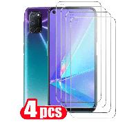 4 confezioni di Protezione schermo in vetro temperato anti-graffio OPPO, copertura totale, facile da installare, alta definizione, senza bolle. Anti-graffio, infrangibile, protezione dello schermo in