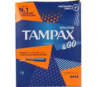 4 confezioni di tampax & go super plus pz.18