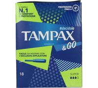 4 confezioni di tampax & go super pz.18