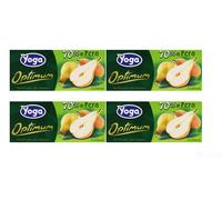 4 Confezioni di Yoga Optimum succo di frutta a pera da 3pz -12 succhi da 200 ml-