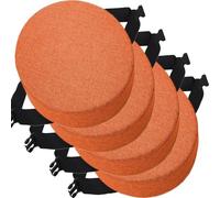 4 Confezioni Diametro 30cm/33cm/35cm/40cm/45cm Cuscini Rotondi per Sedia Cucina, Cuscino per Sedia da Pranzo Rotondo, Cuscini per Sedie Ufficio Antiscivolo con Ganci Elastici(Color 3,35x35x5cm)
