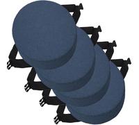 4 Confezioni Diametro 30cm/33cm/35cm/40cm/45cm Cuscini Rotondi per Sedia Cucina, Cuscino per Sedia da Pranzo Rotondo, Cuscini per Sedie Ufficio Antiscivolo con Ganci Elastici(Color 7,40x40x3cm)