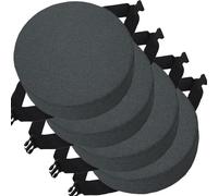 4 Confezioni Diametro 30cm/33cm/35cm/40cm/45cm Cuscini Rotondi per Sedia Cucina, Cuscino per Sedia da Pranzo Rotondo, Cuscini per Sedie Ufficio Antiscivolo con Ganci Elastici(Color 5,40x40x8cm)