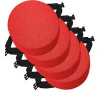 4 Confezioni Diametro 30cm/33cm/35cm/40cm/45cm Cuscini Rotondi per Sedia Cucina, Cuscino per Sedia da Pranzo Rotondo, Cuscini per Sedie Ufficio Antiscivolo con Ganci Elastici(Color 9,40x40x5cm)