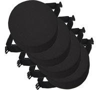 4 Confezioni Diametro 30cm/33cm/35cm/40cm/45cm Cuscini Rotondi per Sedia Cucina, Cuscino per Sedia da Pranzo Rotondo, Cuscini per Sedie Ufficio Antiscivolo con Ganci Elastici(Color 11,40x40x5cm)