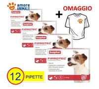 4 CONFEZIONI (+M) - Beaphar Fiprotec per Cani Taglia Piccola 5/10 Kg - 3 pipette