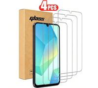 4 Confezioni per Galaxy A16, S20FE S25FE, A72, A71, A57 A56 A55, A54, A53, A35, A34, A33, A32, A36, A31, A17, A16, A15, A14, A13, A12, A51, A50S, A25, A24, A30S, A20S A07 A06 A05 Protezione schermo in