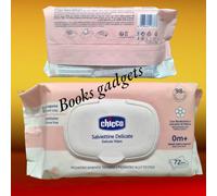 4 Confezioni (Tot. 288 Salviette) Chicco Salviettine Delicate Bisabololo e Malva