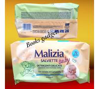 4 Confezioni (Tot. 288 Salviette) Malizia Baby Salviettine Detergenti Camomilla