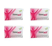 4 Confezioni Venoxil Emorroidi Stasi Venosa, Flebiti Vene Varicose da 30 cpr
