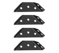 4 connettori angolari triangolari in acciaio inossidabile per rinforzare i giunti dei mobili e migliorare il carico