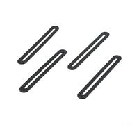 4 connettori piatti perforati regolabili con fori scanalati per un fissaggio sicuro nella lavorazione del legno e mobili