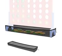 4 consecutivi Connect Game Mesh Net, Mesh Net, Grande rete di raccolta per chip di vincite. Tasca a rete con regolabile per catturare anelli caduti, nessuna raccolta di monete sparse