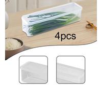 4 contenitori per pasta, sigillabili, per conservare gli spaghetti,