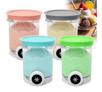 4 contenitori per penne Ninja Creami Swirl, contenitore per gelato con coperchio da 480 ml, contenitore per ghiaccio compatibile con serie NC700 NC701EU, accessorio per macchina per il gelato Ninja