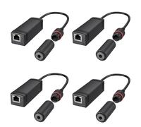 4 convertitori da 48 V a 24 V, adattatore Power over Ethernet da 48 V convertire in adattatore POE da 24 V per telecamera di sorveglianza, telecamere CCTV, telecamere IP e ponte wireless AP wireless