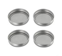 4 coperchi in acciaio inox per germogliare coperture da 70 mm per la coltivazione di germogli biologici a casa