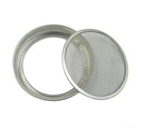 4 coperchi per germogliare in acciaio inox, perfetti per le esigenze di germinazione della cucina, ideali per la crescita organica