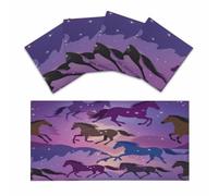 4 coperture fluorescenti viola per plafoniere, 1,2 x 0,6 m | Decorazione magnetica da soffitto per aula, ufficio, casa
