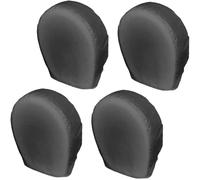 4 coperture impermeabili per pneumatici in tessuto Oxford 420D, 4 pezzi, in tessuto Oxford 420D, adatte per esterni e stoccaggio. Selezione di colori beige, adatta per la maggior parte delle auto