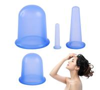 4 coppette in silicone, ventose per massaggio, coppe per massaggio in silicone, ventose per massaggio riutilizzabili, accessori per massaggi di bellezza, adatti per il massaggio del corpo e il manteni