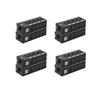4 Coppia di Estensori XLR/DMX Audio RJ45 Cat5/Cat6 Ethernet A 4 Canali, Estensore XLR, Trasmettitore/Ricevitore per Palcoscenici Dal Vivo