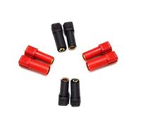 4 coppie AMASS XT150 Adattatore Connettore Maschio Femmina Plug 6mm Oro Banana Bullet Plug Set per batteria ESC e cavo di carica